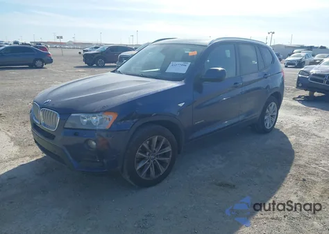2014 BMW X3 xDrive28I from USA, damaged, VIN 5UXWX9C58E0D11699